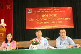 HỘI NGHỊ CÁN BỘ, CÔNG CHỨC, VIÊN CHỨC NĂM HỌC 2019-2020