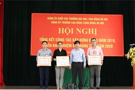 Hội nghị Tổng kết công tác xây dựng Đảng năm 2019 và triển khai nhiệm vụ trọng tâm năm 2020