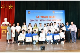 Trao giải cuộc thi “Nét đẹp sinh viên” năm 2020 - Hoạt động chào mừng Đại hội Đảng bộ trường Cao đẳng Cộng đồng Hà Nội nhiệm kỳ 2020 - 2025