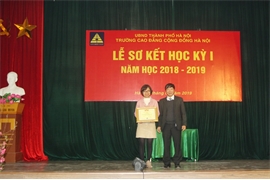 LỄ SƠ KẾT HỌC KỲ 1 NĂM HỌC 2018-2019