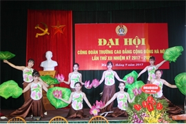 Đại hội Công đoàn lần thứ XII nhiệm kỳ 2017 - 2022 Trường Cao đẳng Cộng đồng Hà Nội