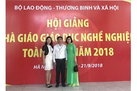 Giảng viên Trường Cao đẳng Cộng đồng Hà Nội tham dự Hội giảng nhà giáo giáo dục nghề nghiệp toàn quốc năm 2018