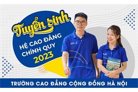 [tienphong.vn] Trường Cao đẳng Cộng đồng Hà Nội thông báo tuyển sinh 2023 
