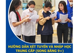 Hướng dẫn xét tuyển và Nhập học Trung cấp (Song bằng)