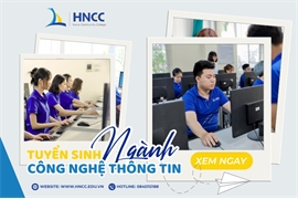 HNCC tuyển sinh Cao đẳng ngành Công nghệ thông tin 2024