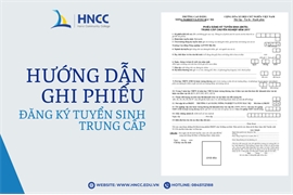 Hướng dẫn ghi phiếu đăng ký tuyển sinh trung cấp 2024