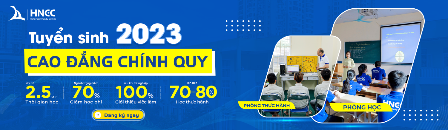 Thông báo tuyển sinh Cao đẳng 2023